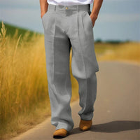 Alexander | Herren Lässige Relaxed Fit Arbeitshose in Grau