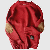 Alvin | Pullover mit Rundhalsausschnitt in Rot