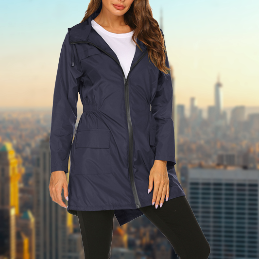 Stylische und wetterfeste Damen Regenjacke für Outdoor-Abenteuer