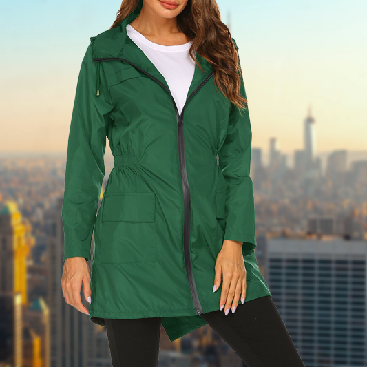 Stylische und wetterfeste Damen Regenjacke für Outdoor-Abenteuer