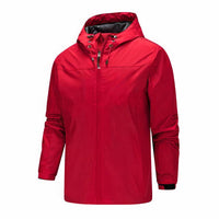 Regenjacke für Männer - August in Rot