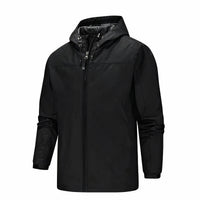 Regenjacke für Männer - August in Schwarz