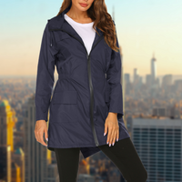 Corine | Damen Regenjacke Wasserdicht | Leichte in Marineblau