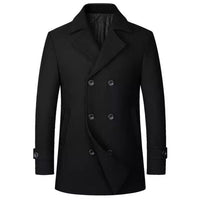 Riccardo | Herren Wintermantel in Schwarz