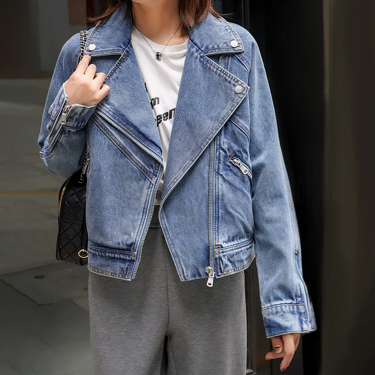 Rider Denim Mantel für Frauen - Selda