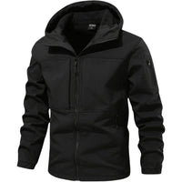 Roland | Herren Wasserdichte Softshell Jacke in Schwarz