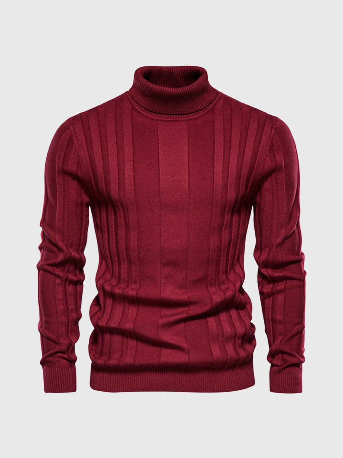 Keifer | Herren Rollkragenpullover Schwarz | Warme