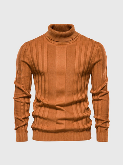 Keifer | Herren Rollkragenpullover Schwarz | Warme