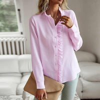 Agnete | Elegante Bluse in Hellrosa
