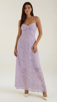 Valentina | Maxikleid in Lila