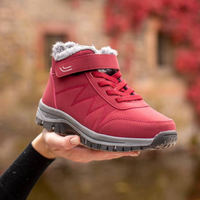 Ergonomische Stiefel für damen in Rot