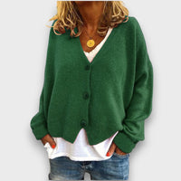 Shamira – Strickcardigan in Grün