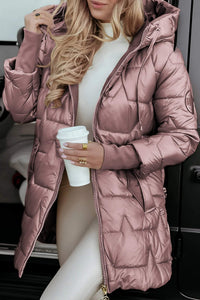 Sandra | Damen Lässige Langärmlige Baumwolljacke in Rosa