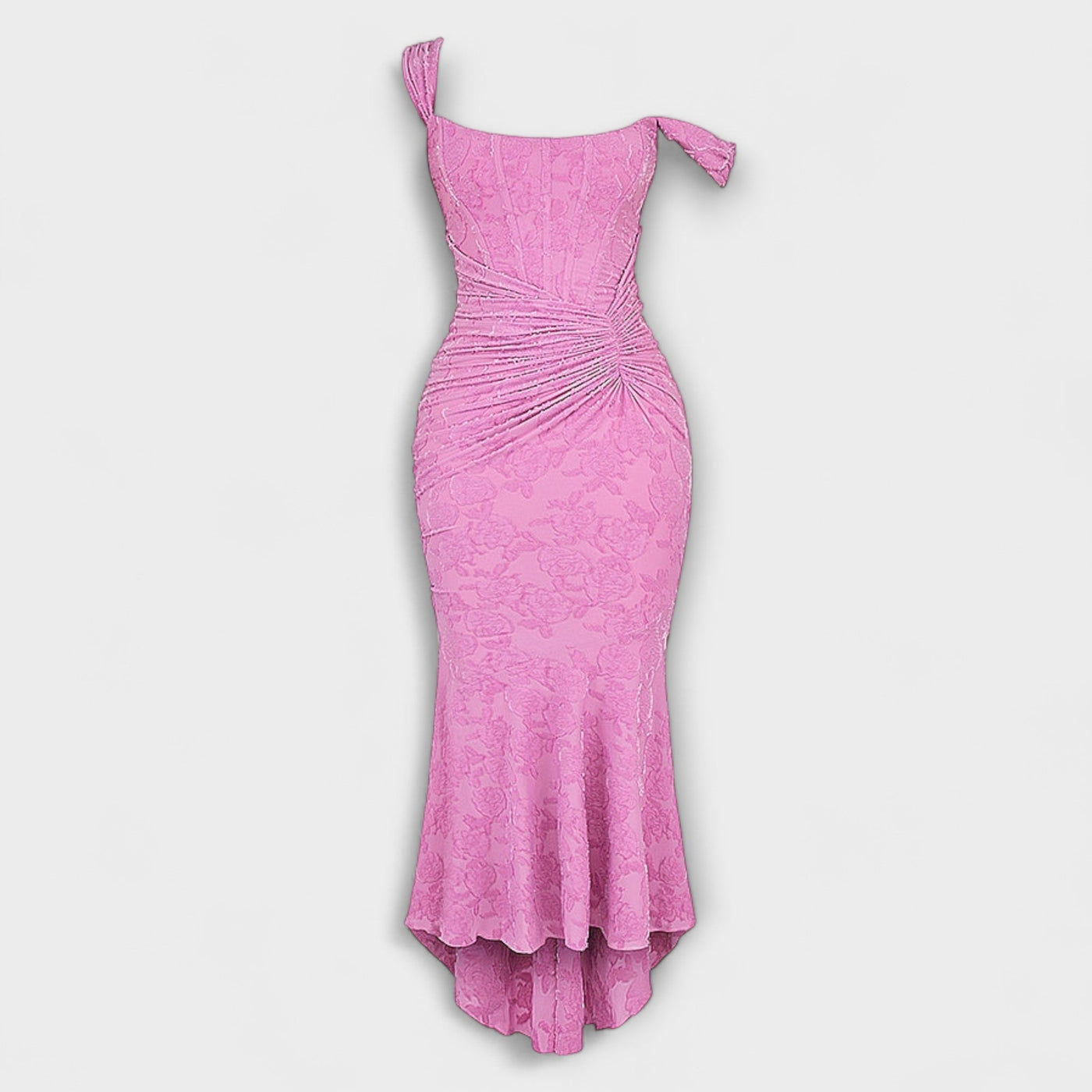 Renske - Stilvolles Maxikleid mit kunstvollem Korsett