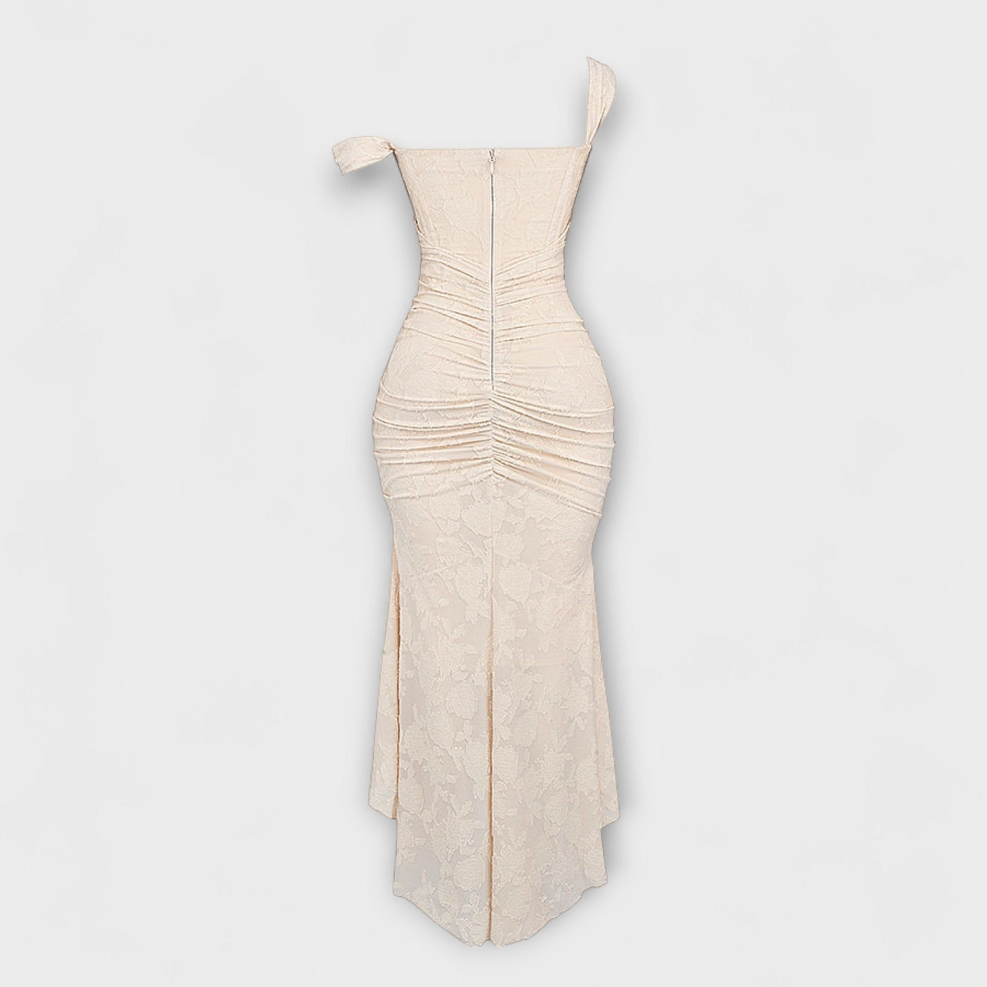 Renske - Langes Kleid mit Eleganten und Raffinierten Korsett