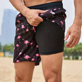 Schwarzer Flamingo