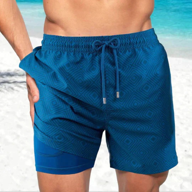 Schnell trocknende Badeshorts für Herren | Leichte