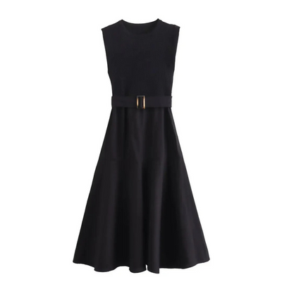 Schönes ärmelloses Kleid für Damen | Midi