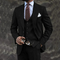 Bryan | Herren Anzug Komplett Set | Hochzeit Outfit in Schwarz