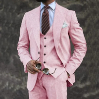 Bryan | Herren Anzug Komplett Set | Hochzeit Outfit in Rosa