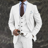 Bryan | Herren Anzug Komplett Set | Hochzeit Outfit in Weiß