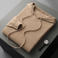 Grant | Herren Schwarz Hoodie | Kapuzenpullover in Beige