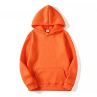 Alejandro | Herren Blau Hoodie |  Oversize Kapuzenpullover in Orange