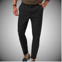 Zion | Herren Schwarz Hose | Sommer in Schwarz