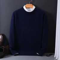 Clarence | Herren Pullover | Schwarz Sweater in Marineblau