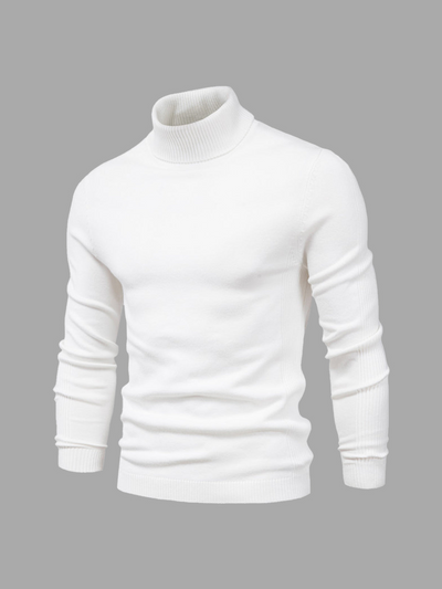 Rickiel | Rollkragenpullover Herren Schwarz | Strick pullover