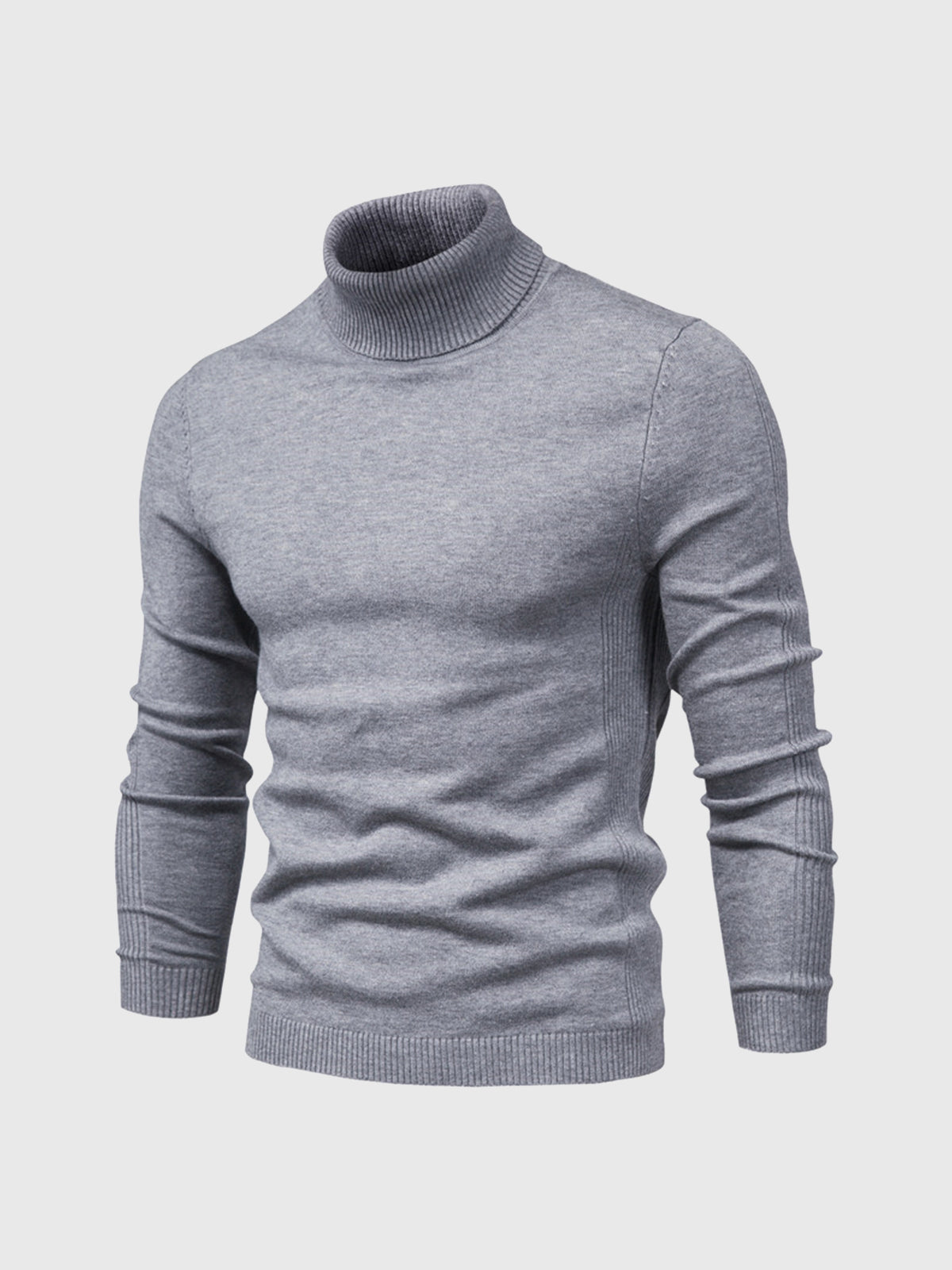 Rickiel | Rollkragenpullover Herren Schwarz | Strick pullover
