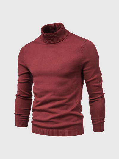 Rickiel | Rollkragenpullover Herren Schwarz | Strick pullover
