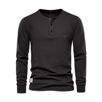William | Herren Schwarz Sweatshirt | Langarm in Schwarz
