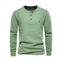 William | Herren Schwarz Sweatshirt | Langarm in Grün