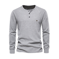 William | Herren Schwarz Sweatshirt | Langarm in Grau