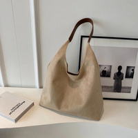 Lydia | Damen Schwarz Umhängetasche | Groß in Beige
