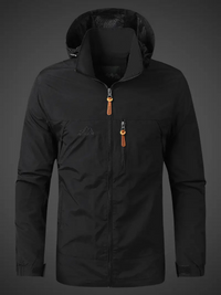 Scott | Herren Schwarz Windbreaker | Leichte Jacke in Schwarz