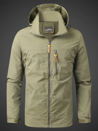 Scott | Herren Schwarz Windbreaker | Leichte Jacke in Khaki