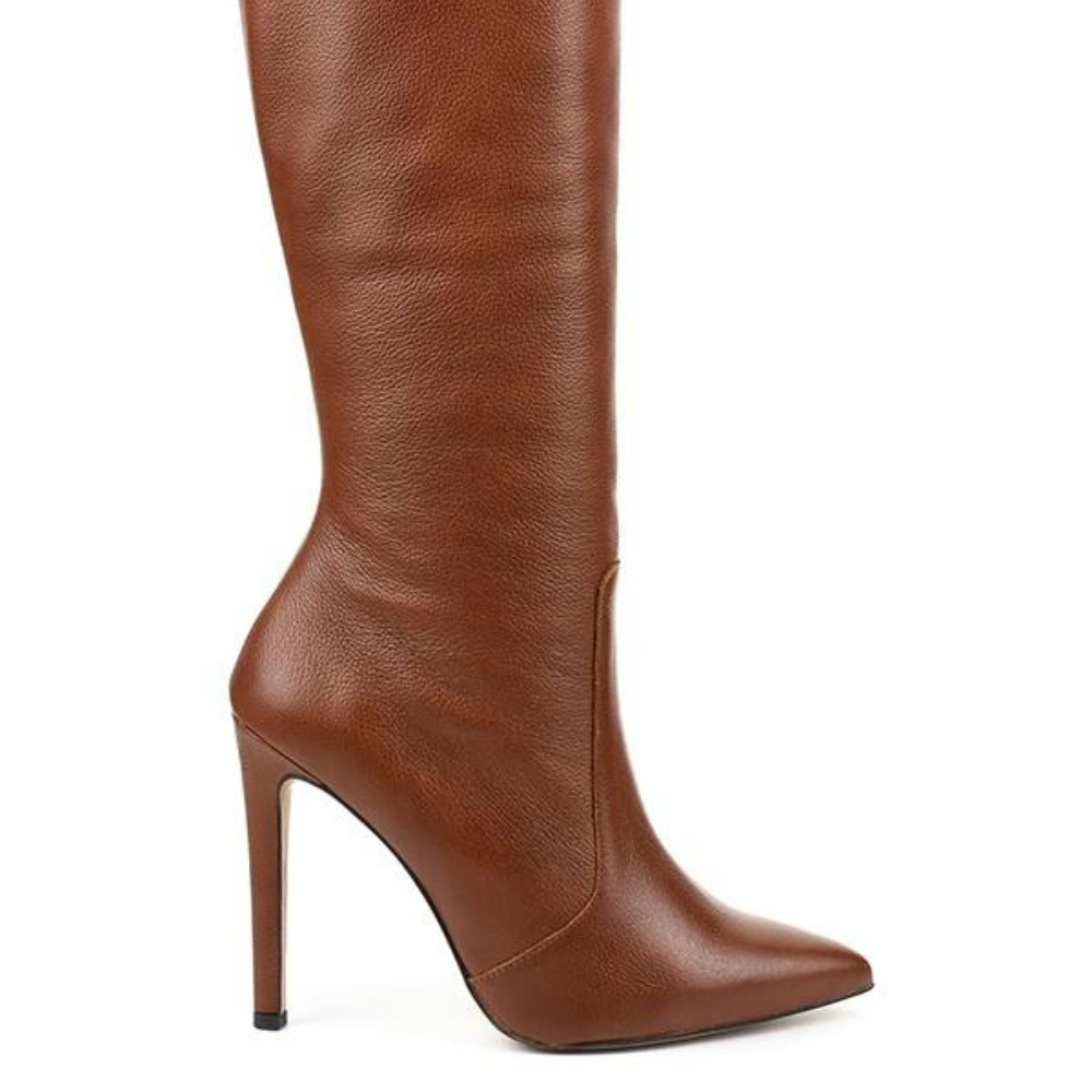 Pandora | Damen Absatz Stiefel | Schwarz