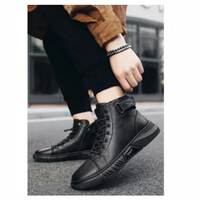 Lawrenze | Herren Schwarz Stiefeletten | Sommer in Schwarz