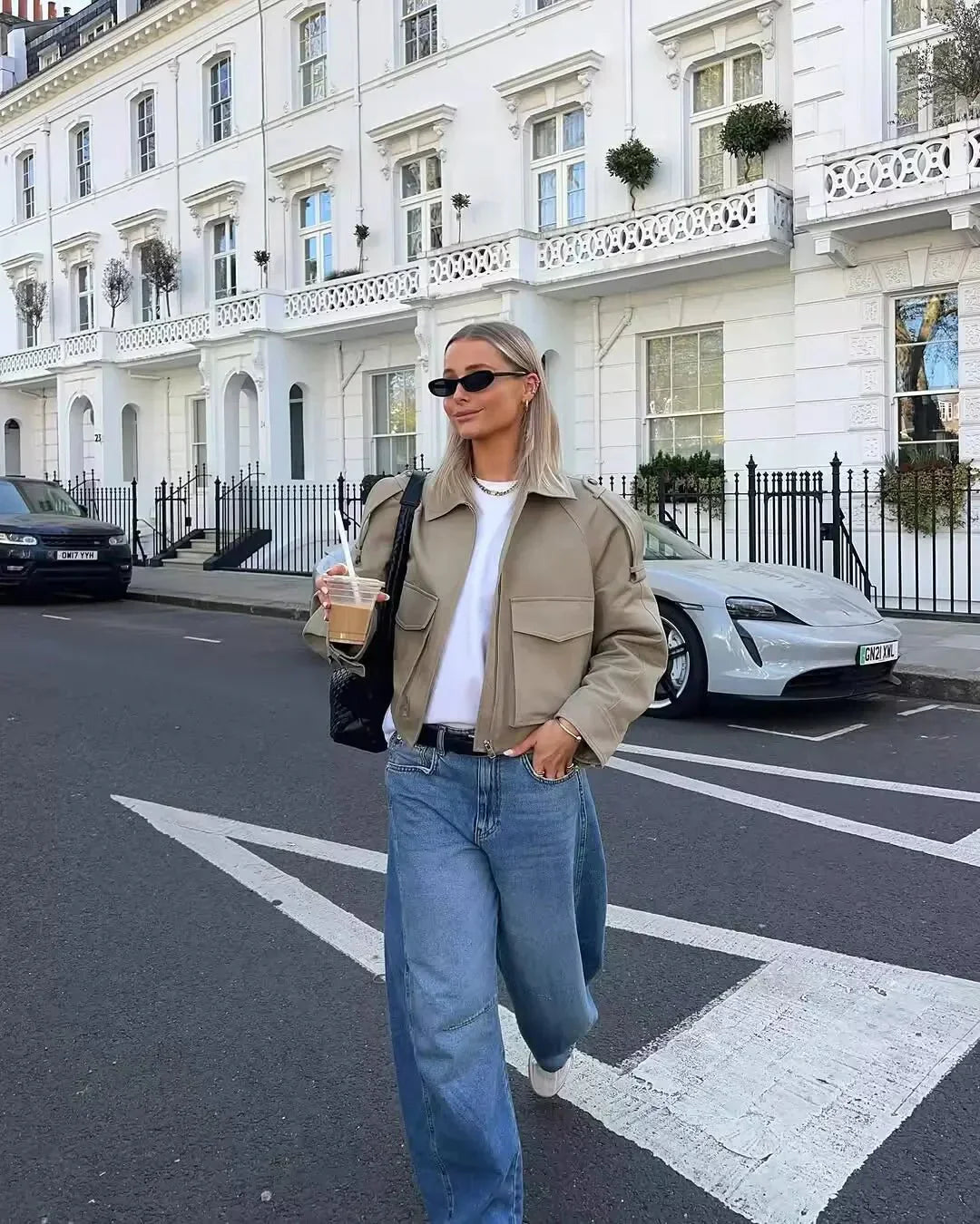 Karine | Kurz geschnittener Trenchjacke