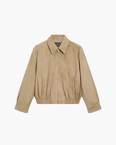 Kalea | Damen Wildleder Bomberjacke