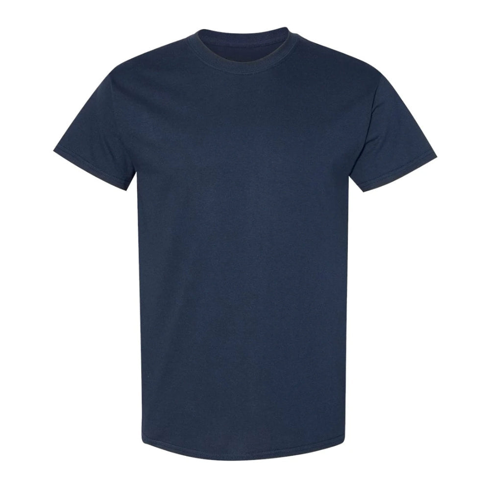 Set aus 10 Herren T- Shirts, 100% Baumwolle (strapazierfähig), Doppelkragen (verbreitert sich nicht), Reguläre Passform (komfortabel), MARINEBLAU (für jeden Stil)