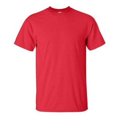 Set aus 3 Herren T- Shirts, 100% Baumwolle (strapazierfähig), Doppelkragen (verbreitert sich nicht), Reguläre Passform (komfortabel), ROT (für jeden Stil)