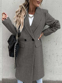 Eleganter Damen-Wintermantel - Skye in Grau