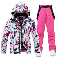 Shamelyn | Ski Anzug Damen | Skibekleidung in Bunt/ Rosa