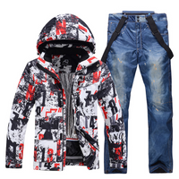 Shamelle | Ski Anzug Damen | Skibekleidung in Rot/ Dunkelblau