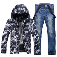 Shamelle | Ski Anzug Damen | Skibekleidung in Schwarz/Dunkelblau
