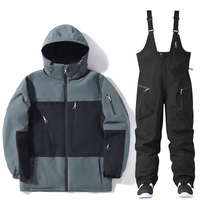 Laraville | Ski Anzug Damen | Skibekleidung in Grau/ Schwarz