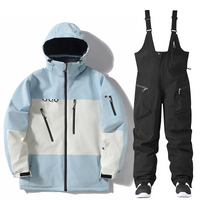 Laraville | Ski Anzug Damen | Skibekleidung in Blau/ Schwarz